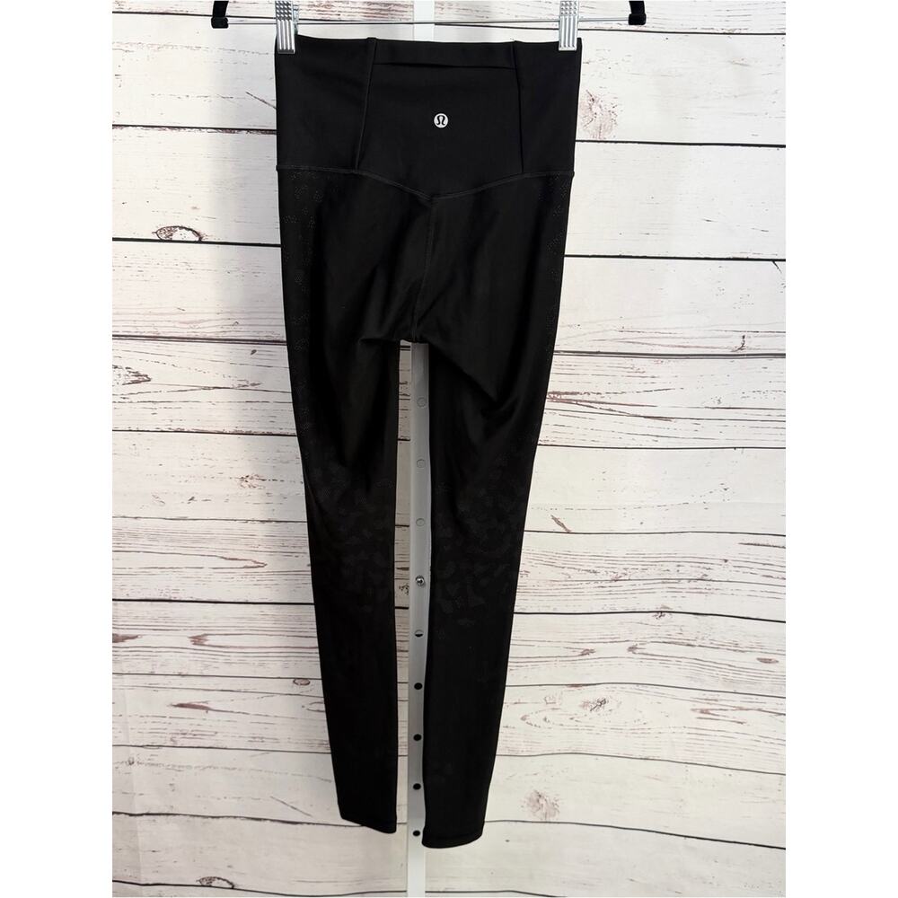 Lululemon Athletica Mapped Out HR Tight 28” Camo Black Gray Graphite Size 4 - Picture 4 of 16